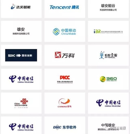阿里巴巴、騰訊、百度、京東金融、360奇虎、深圳光啟、國開投、中國電信、中國人保等48家企業