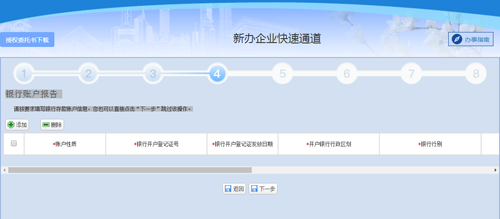 銀行賬戶報告
